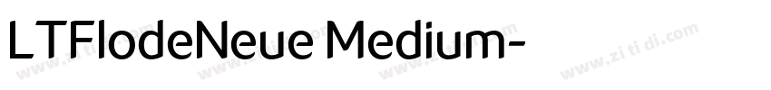LTFlodeNeue Medium字体转换